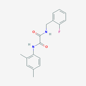 molecular formula C17H17FN2O2 B2750368 N1-(2,4-dimethylphenyl)-N2-(2-fluorobenzyl)oxalamide CAS No. 898360-86-6