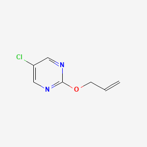 molecular formula C7H7ClN2O B2750412 2-Allyloxy-5-chloropyrimidine CAS No. 80016-42-8