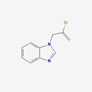 molecular formula C10H9BrN2 B2750598 1-(2-bromoallyl)-1H-benzo[d]imidazole CAS No. 55475-58-6