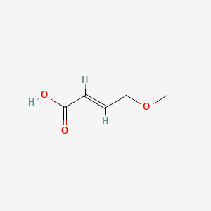 molecular formula C5H8O3 B2750659 (2E)-4-Methoxy-2-butenoic Acid CAS No. 63968-74-1; 75933-65-2