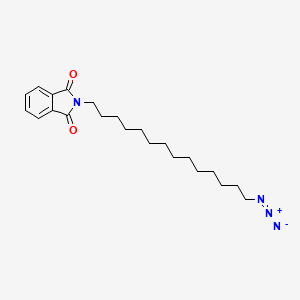 B2750665 2-(14-azidotetradecyl)-2,3-dihydro-1H-isoindole-1,3-dione CAS No. 2303565-75-3