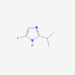 molecular formula C6H9IN2 B2750755 4-Iodo-2-isopropyl-1h-imidazole CAS No. 761426-55-5