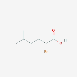 molecular formula C7H13BrO2 B2750857 2-Bromo-5-methylhexanoic acid CAS No. 56256-78-1