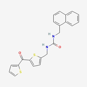 1-(Naphthalen-1-ylmethyl)-3-((5-(thiophene-2-carbonyl)thiophen-2-yl)methyl)urea
