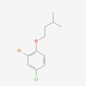 1-Bromo-3-chloro-6-iso-pentyloxybenzene
