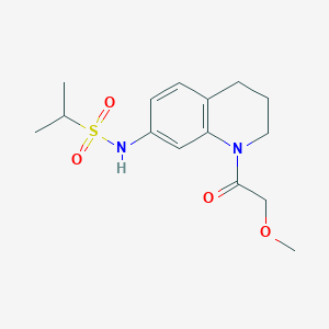 N-(1-(2-methoxyacetyl)-1,2,3,4-tetrahydroquinolin-7-yl)propane-2-sulfonamide