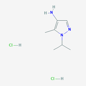 1-Isopropyl-5-methyl-1H-pyrazol-4-amine dihydrochloride