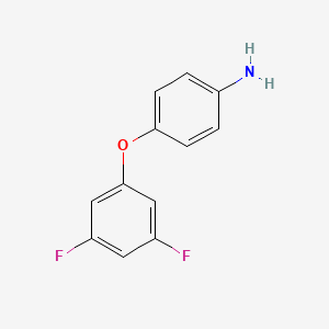 molecular formula C12H9F2NO B2750880 4-(3,5-Difluorophenoxy)aniline CAS No. 307308-83-4