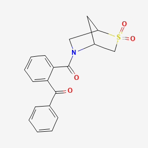 (2-Benzoylphenyl)(2,2-dioxido-2-thia-5-azabicyclo[2.2.1]heptan-5-yl)methanone