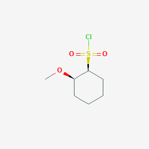 (1S,2R)-2-Methoxycyclohexane-1-sulfonyl chloride