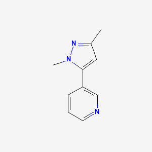 3-(1,3-dimethyl-1H-pyrazol-5-yl)pyridine