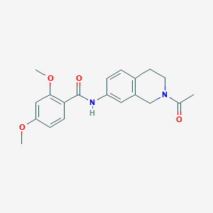 N-(2-acetyl-1,2,3,4-tetrahydroisoquinolin-7-yl)-2,4-dimethoxybenzamide