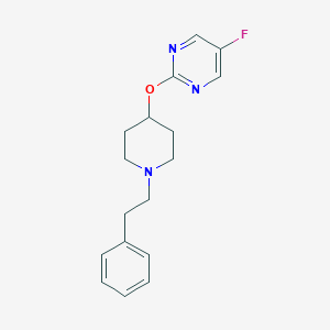 5-Fluoro-2-[1-(2-phenylethyl)piperidin-4-yl]oxypyrimidine