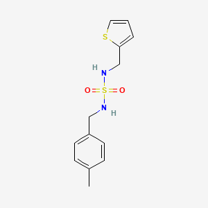 N-(4-methylbenzyl)-N'-(2-thienylmethyl)sulfamide