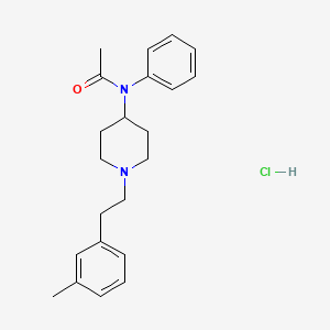 N-[1-[2-(3-methylphenyl)ethyl]-4-piperidinyl]-N-phenyl-acetamide,monohydrochloride