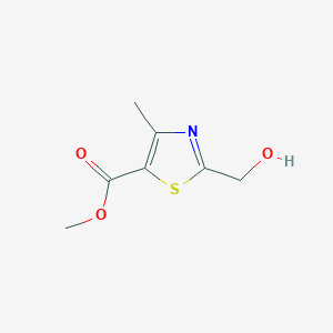 molecular formula C7H9NO3S B2751010 Methyl 2-(hydroxymethyl)-4-methyl-1,3-thiazole-5-carboxylate CAS No. 1565712-91-5