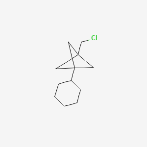 1-(Chloromethyl)-3-cyclohexylbicyclo[1.1.1]pentane