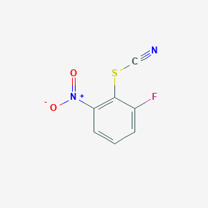 molecular formula C7H3FN2O2S B2751052 2-Fluoro-6-nitrophenylthiocyanate CAS No. 21325-05-3