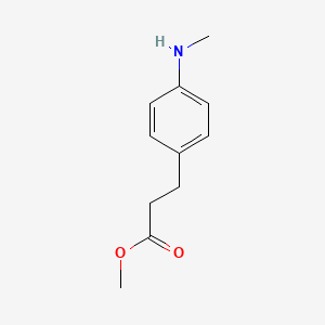 molecular formula C11H15NO2 B2751079 Methyl 3-[4-(methylamino)phenyl]propanoate CAS No. 1190219-14-7