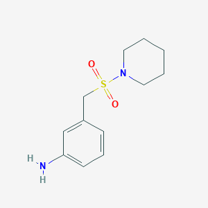 3-((Piperidin-1-ylsulfonyl)methyl)aniline