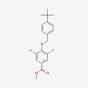 Methyl 4-[(4-tert-butylphenyl)methoxy]-3,5-dichlorobenzoate