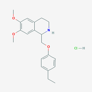 1-((4-Ethylphenoxy)methyl)-6,7-dimethoxy-1,2,3,4-tetrahydroisoquinoline hydrochloride