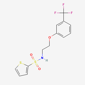 N-(2-(3-(trifluoromethyl)phenoxy)ethyl)thiophene-2-sulfonamide