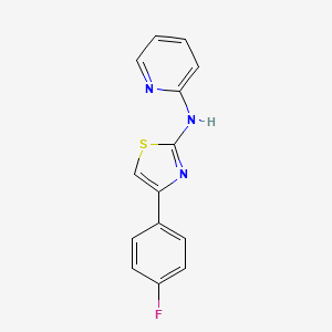 (4-(4-Fluorophenyl)(2,5-thiazolyl))-2-pyridylamine