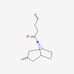 1-((1R,5S)-3-methylene-8-azabicyclo[3.2.1]octan-8-yl)pent-4-en-1-one