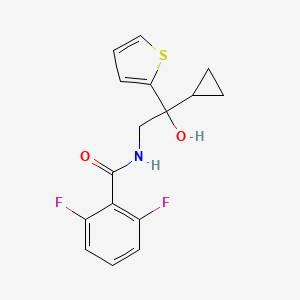N-(2-cyclopropyl-2-hydroxy-2-(thiophen-2-yl)ethyl)-2,6-difluorobenzamide
