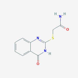2-[(4-Oxo-1,4-dihydroquinazolin-2-yl)sulfanyl]acetamide