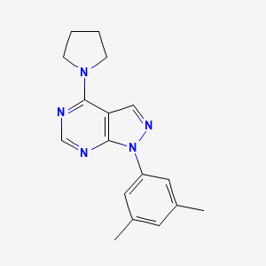 1-(3,5-dimethylphenyl)-4-(pyrrolidin-1-yl)-1H-pyrazolo[3,4-d]pyrimidine