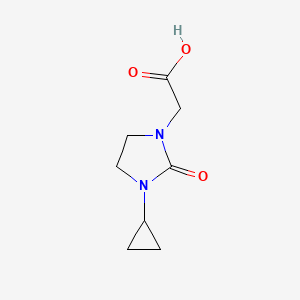 2-(3-Cyclopropyl-2-oxoimidazolidin-1-yl)acetic acid