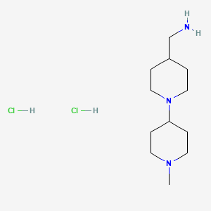 (1'-Methyl-[1,4'-bipiperidin]-4-yl)methanamine dihydrochloride