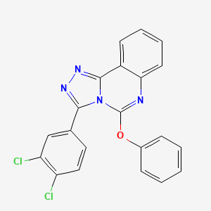 3-(3,4-Dichlorophenyl)-5-phenoxy-[1,2,4]triazolo[4,3-c]quinazoline