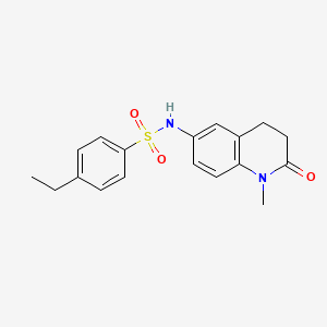 4-ethyl-N-(1-methyl-2-oxo-1,2,3,4-tetrahydroquinolin-6-yl)benzenesulfonamide