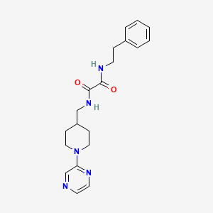 N1-phenethyl-N2-((1-(pyrazin-2-yl)piperidin-4-yl)methyl)oxalamide
