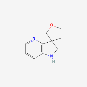 molecular formula C10H12N2O B2751252 Spiro[1,2-dihydropyrrolo[3,2-b]pyridine-3,3'-oxolane] CAS No. 2580232-54-6