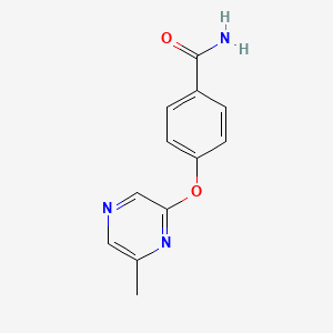 4-(6-Methylpyrazin-2-yloxy)benzamide