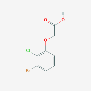 molecular formula C8H6BrClO3 B2751256 2-(3-Bromo-2-chlorophenoxy)acetic acid CAS No. 2352634-30-9