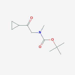 Tert-butyl N-(2-cyclopropyl-2-oxoethyl)-N-methylcarbamate
