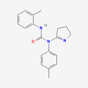 molecular formula C19H21N3O B2751303 1-(3,4-dihydro-2H-pyrrol-5-yl)-3-(2-methylphenyl)-1-(4-methylphenyl)urea CAS No. 905797-43-5