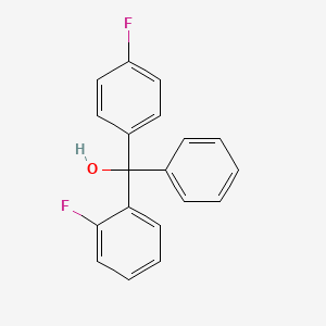 molecular formula C19H14F2O B2751325 (2-Fluorophenyl)(4-fluorophenyl)(phenyl)methanol CAS No. 128092-72-8