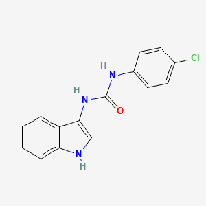 molecular formula C15H12ClN3O B2751328 1-(4-chlorophenyl)-3-(1H-indol-3-yl)urea CAS No. 941879-13-6