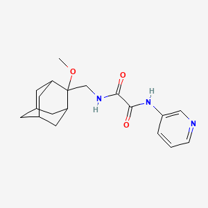 molecular formula C19H25N3O3 B2751439 N-[(2-methoxyadamantan-2-yl)methyl]-N'-(pyridin-3-yl)ethanediamide CAS No. 1797025-76-3