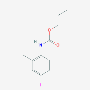 molecular formula C11H14INO2 B2751495 Propyl (4-iodo-2-methylphenyl)carbamate CAS No. 302551-27-5