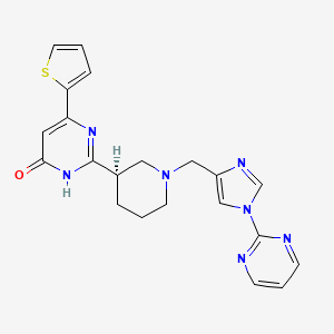 molecular formula C21H21N7OS B2751804 Ribocil-C (R enantiomer) 