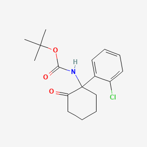 molecular formula C17H22ClNO3 B2751820 N-Boc norketamine CAS No. 2177263-88-4