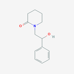 molecular formula C13H17NO2 B2751834 1-(2-HYDROXY-2-PHENYLETHYL)PIPERIDIN-2-ONE CAS No. 4810-92-8