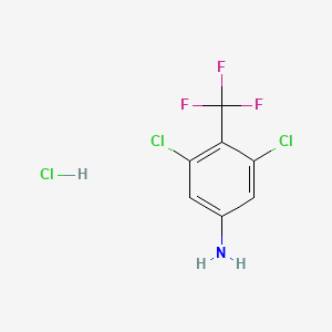 3,5-Dichloro-4-(trifluoromethyl)aniline hydrochloride